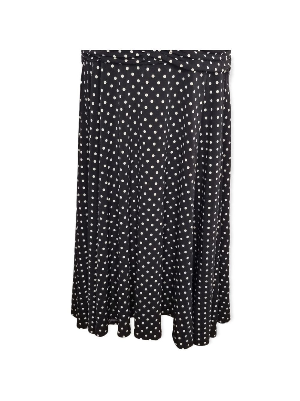 Ronnie Nicole Polka Dot Tie Back Women's Dress Size 12 - Picture 4 of 8